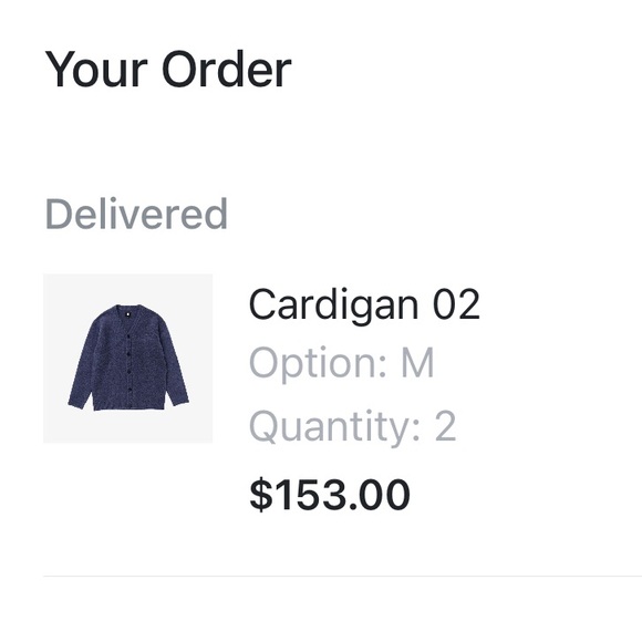 BTS CARDIGAN BRING THE PAIN LIMITED EDITION - Picture 4 of 4